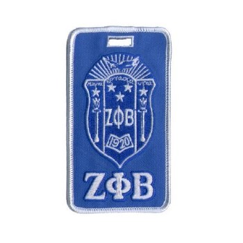 Zeta Phi Beta Crest Luggage Tag