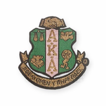 Alpha Kappa Alpha Woven Crest Emblem