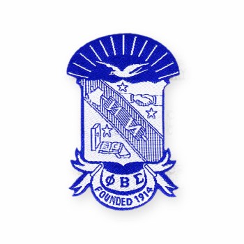 Phi Beta Sigma Woven Crest Emblem