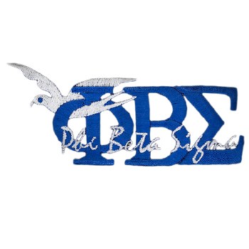 Phi Beta Sigma Mascot &amp; Signature Patch