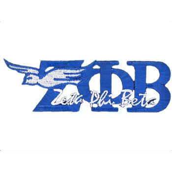 Zeta Phi Beta Mascot &amp; Signature Patch