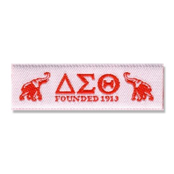 Delta Sigma Theta Organization Woven Label