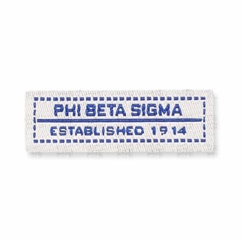Phi Beta Sigma Organization Mini woven Label
