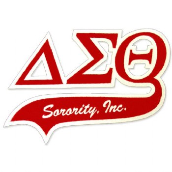 Delta Sigma Theta Twill Tail Patch