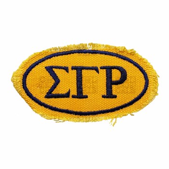 Sigma Gamma Rho Oval Distressed Emblem