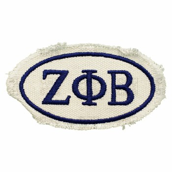 Zeta Phi Beta Oval Distressed Emblem