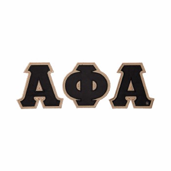 Alpha Phi Alpha Applique Letter Set - The College Crib