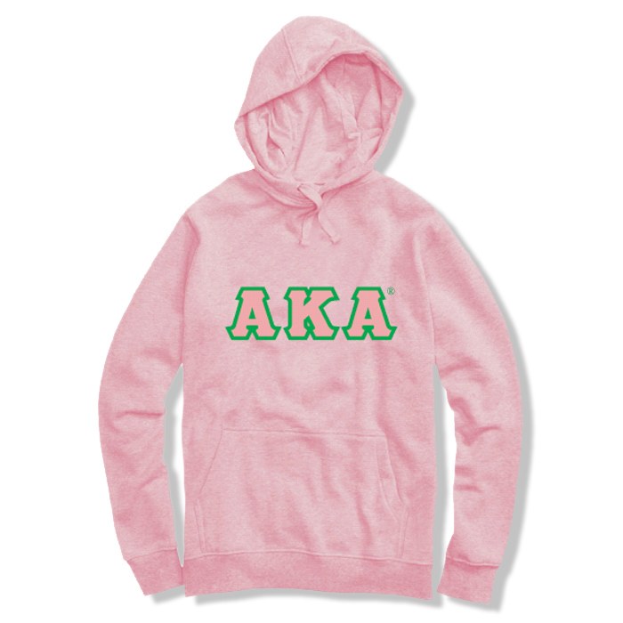 Alpha Kappa Alpha Applique Letters Hoodie The College Crib