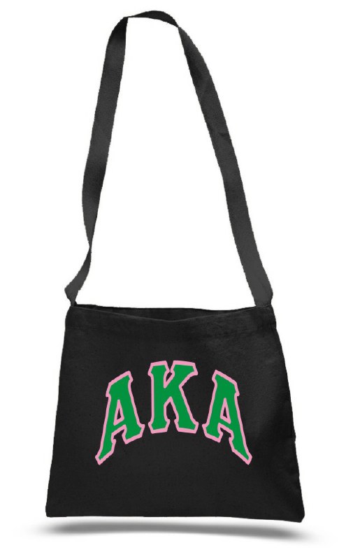 Alpha Kappa Alpha Messenger Tote Bag The College Crib