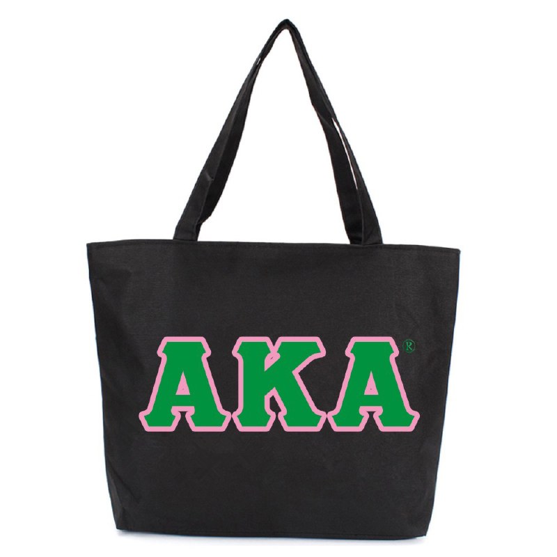 black tote with zipper