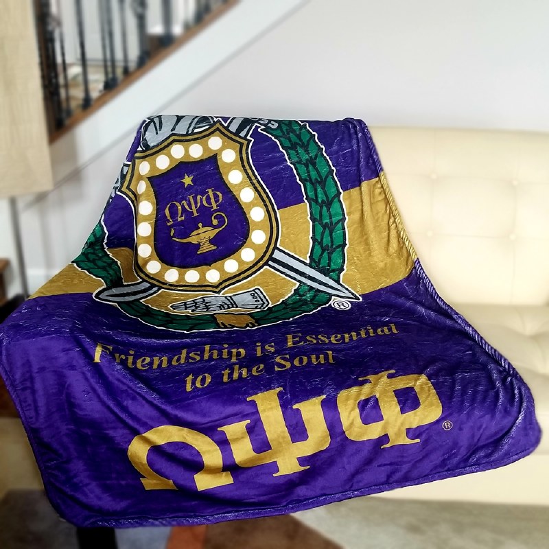 Omega Psi Phi Super Soft Blanket