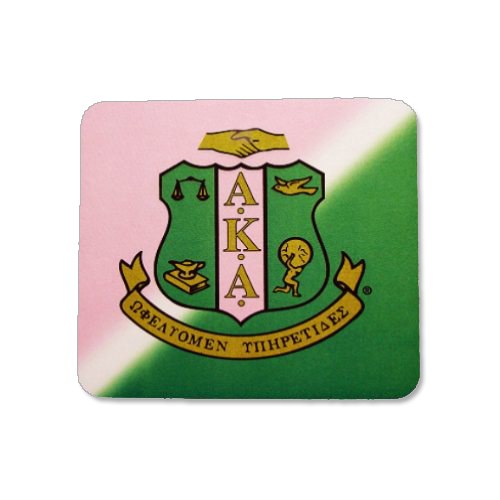 Alpha Kappa Alpha Crest Mouse Pad - The College Crib