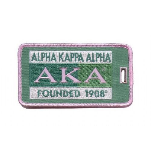 alpha kappa alpha luggage tags