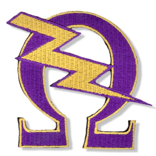 Omega Psi Phi Bolt Patch