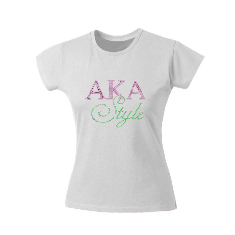 alpha kappa alpha shirts with rhinestones