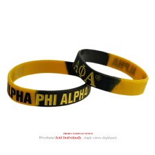 Alpha Phi Alpha Silicone Wristband