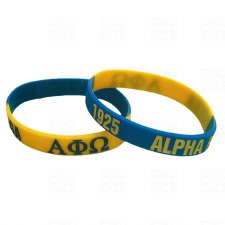 Alpha Phi Omega Silicone Wristband