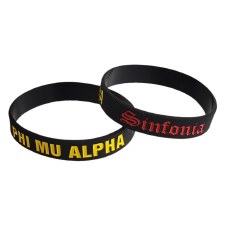 Phi Mu Alpha Silicone Wristband