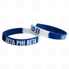 Zeta Phi Beta Silicone Year Wristband