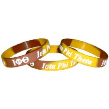 Iota Phi Theta Two-Tone Silicone Wristband