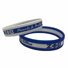 Zeta Phi Beta 3 Layer Wristband Set