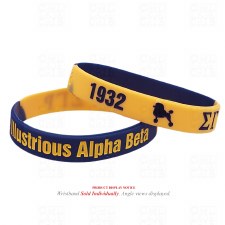 Sigma Gamma Rho  The Illustrious Alpha Beta Chapter Wristband