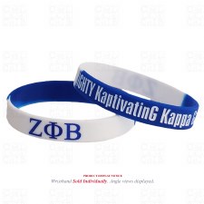 Zeta Phi Beta   Mighty KaptivatinG Kappa Gamma  Chapter Wristband
