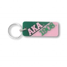 Alpha Kappa Alpha Letters & Year Keychain