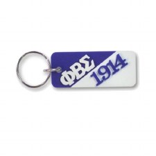 Phi Beta Sigma Letters & Year Keychain