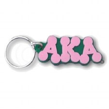 Alpha Kappa Alpha Bubble Letter Keychain