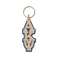 Alpha Kappa Psi Vertical Letters Keychain