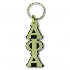 Alpha Phi Alpha Vertical Letters Keychain