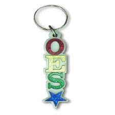 Order of the Eastern Star Vertical Letters Keychain