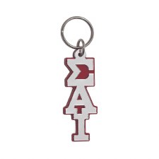 Sigma Alpha Iota Vertical Letters Keychain