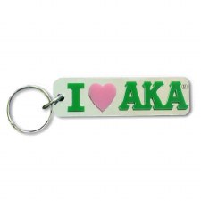 Alpha Kappa Alpha I Love Keychain