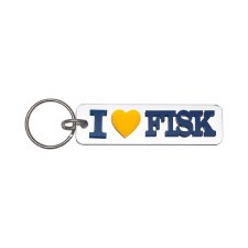 Fisk University I Love Keychain