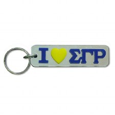 Sigma Gamma Rho I Love Keychain