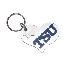 Tennessee State University Heart Keychain