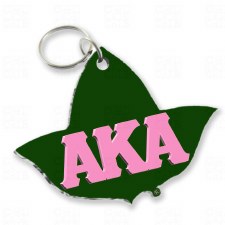 Alpha Kappa Alpha Ivy Leaf Keychain