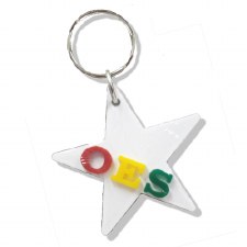 Order of the Eastern Star Symbol Keychain