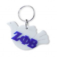 Zeta Phi Beta Dove Keychan