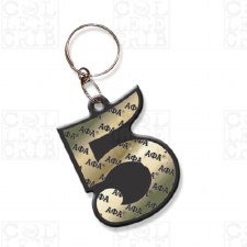 Alpha Phi Alpha Line Number Keychain