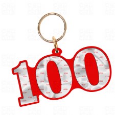 Delta Sigma Theta Line Number Keychain (#100)