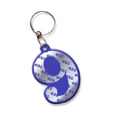 Phi Beta Sigma Line Number Keychain