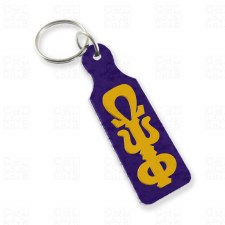 Omega Psi Phi Mirror Mini Paddle Shaped Keychain