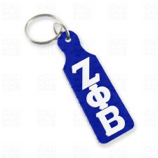 Zeta Phi Beta Mirror Mini Paddle Shaped Keychain