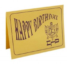 Sigma Gamma Rho Happy Birthday Card