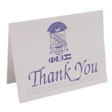 Phi Beta Sigma Thank You Greeting Card