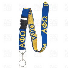 Alpha Phi Omega Woven Lanyard