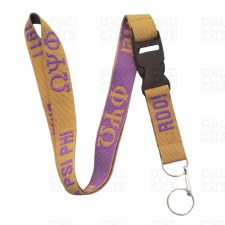 Omega Psi Phi Woven Lanyard